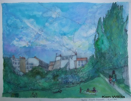 Ken Wada, Square Alberto Giacometti, 2008