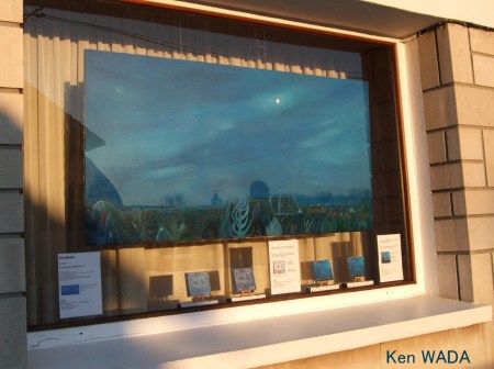 "La nuit bleue de Maintenon 5" dans la grande vitrine