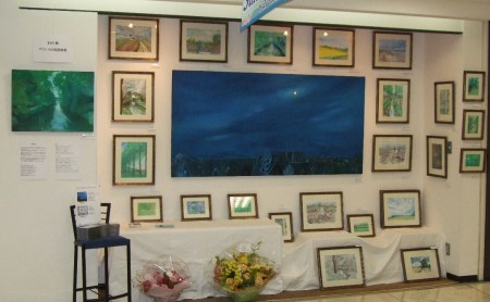 Exposition individuelle au centre de Tokyo, Ginza